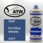 Preview: Opel, Knit Blue Metallic, 442Y: 400ml Sprühdose, von ATW Autoteile West.